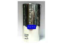 Насадка на глушитель d60D85 L190мм, округлый край, хром TM-764