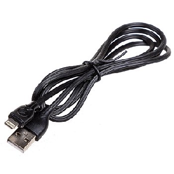 Кабель USB для зарядки iPhone, L 1 метр, черный, в коробке S09601002 SW  (1/200)