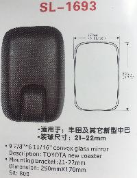 Зеркало заднего вида  SL-1693    (250*170мм SR800 под шар 21-22 мм) T.Dyna/Coaster