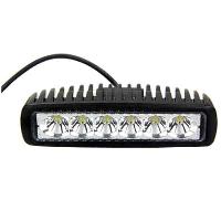 Фара светодиодная  152* 40* 40мм (6 диодов) 12/24V,18W, Дальний свет, шт. SKYWAY S07201007 (1/40)