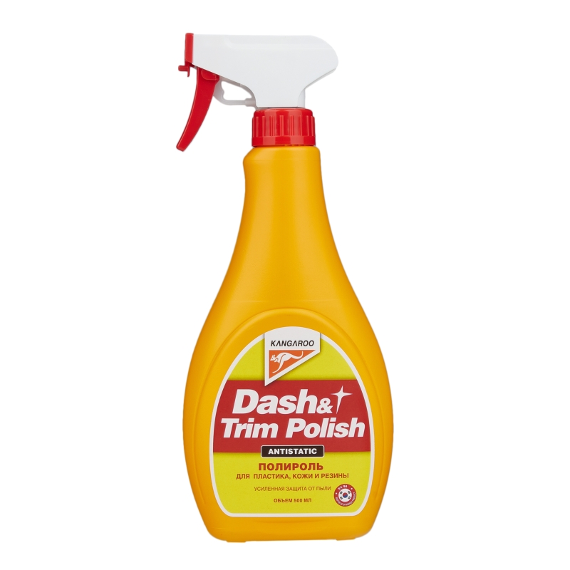 Полироль салона с антистатиком Dash&Trim Polish Antistatic, 500 мл, триггер KANGAROO (330141) (1/12)