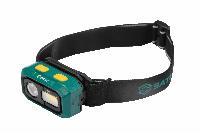 Фонарь диодный налобный с датчиком движения (USB, ААА)   90901 SATA  