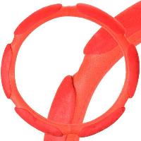 Оплетка перфокожа Sponge air, L (39-41 см) Красная, 6 подушечек замша Красная SKYWAY S01101067 