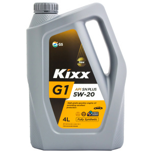 Масло моторное GS Oil Kixx G1 5w20 SN PLUS ILSAC GF-5, 4L  (1/4) Пласт уп  Synt  