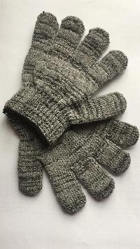 Перчатки хб, без покрытия ДЕТСКИЕ, СЕРЫЕ меланж, пара (уп.10 пар)