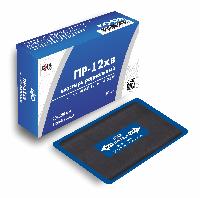 Пластырь резинокордный для радиальных шин  70*120 мм, 1 слой, ПР-12 XB (холодн.вулканиз.) (уп.10шт)