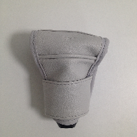 Чехол на ручку КПП кожа P3006  серый 