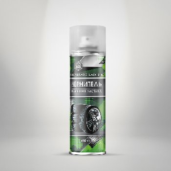 Чернитель резины и пластика, 650 мл, спрей FD0425 AGAT AVTO (1/12)