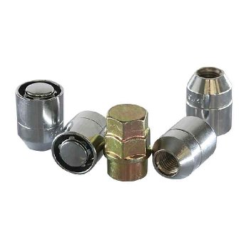 Гайки с секретом внутренним 12*1.5 TOYOTA (4 шт+переходник) LN-003, к-т 