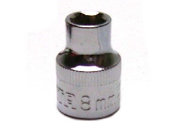 Головка торцевая 3/8" (6 гран) H25мм  8 мм  12303 SATA  (1/6)