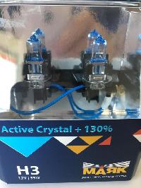 Лампа галогеновая Н 3 12V 55W PK22s Active Crystal +130% (72320AC+130) 2шт, к-т Маяк