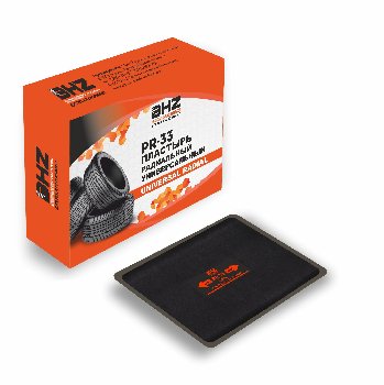 Пластырь резинокордный для радиальных шин 100*125 мм, 3 слоя, PR- 33 BHZ Professional (уп.5шт)