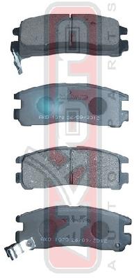 PF-3174 Тормозные колодки Akyoto AKD-1078 MMC Galant E52A/E54A/E55A/E57A/E64A,99-   RR
