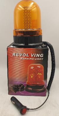 Маячок проблесковый на магните 12-24V, диодный, в прикуриватель, JSD20