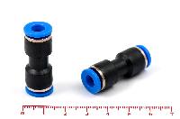 Фитинг трубок пластик прямой, PUC  6мм