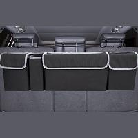 Органайзер в багажник (на спинку сидений  второго ряда) 90*25см, серо-черный
