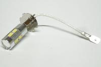 Светодиодная лампа H 3 24V 10 SMD (5630) 5 W Pk22s WHITE LENS 360° (Mаяк ULTRA) (24 H3/A-12)