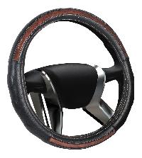 Оплетка экокожа, вставки под дерево Senator New Jersey M (37-39 см) Черный (OPLS1401) AZARD