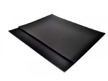 Брызговик плоский на длинномер задний  500*350*4мм, черный (2 шт), к-т  ALMEGA