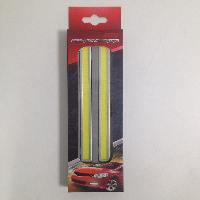 Ходовые огни диодные COB лента 170*15мм (9 Вт) оправа серебро (2 шт), к-т   HBISC15170