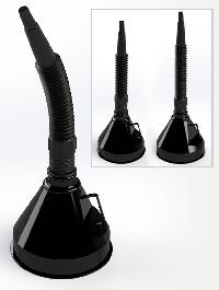 Воронка пластик D-160 мм разборная, с гибким носиком S02603002  (уп 50шт)