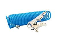 Пистолет продувочный металл со шлангом спиральным, длина 15 метров