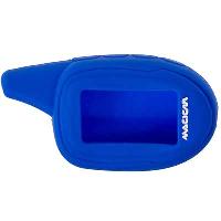 Чехол на брелок сигнализации силиконовый SCHER-KHAN Magicar 7/8/9/10/11, синий