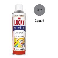 Краска-спрей LUCKY, 420мл (337) серый  (1/40)