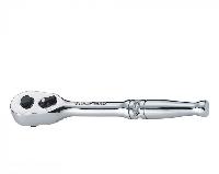 Трещотка (рукоятка с храповиком) 1/4 дюйма, металлическая ручка, L130 мм, 11905 SATA (1/4)