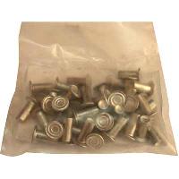 Заклепки  4*10  алюминий, тормозные (к-т 40шт), к-т  ( № 7)