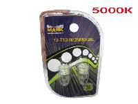 Светодиод T10 12V WHITE  3 SMD/3CHIP  W2,1x9,5D(блистер 2 шт.) (Маяк) (12T10-W/3SMD/3CHIP/2BL)