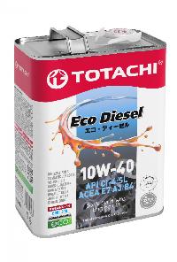 Масло моторное TOTACHI EcoDiesel CI-4/CH-4/SL 10W40 ( 4 л.) п\синт диз (уп.6 шт.)