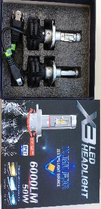 Лампа (LED аналог ксенона) H 4 12V 50W 6000K (2 шт) к-т  LHT1 H4