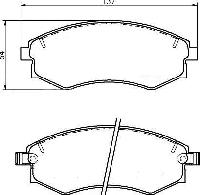 PF-2245/2176  Колодки тормозные дисковые  (АN-262/278/319/352 ) КНР