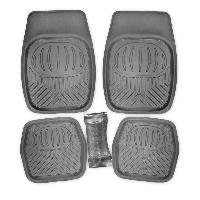 Коврики Полиуретан 5 пр (п:69*48см,з:48*48см,с:26*60см) ванночки, Rain-2, Серый, к-т S01702050 (1/4)