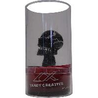 Прикуриватель декоративный Череп, черный