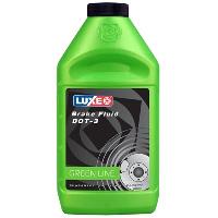 Тормозная жидкость DOT-3, 0.5 л, GREEN LINE  LUXOIL  (уп. 12шт.) 
