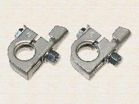 Клемма АКБ стальная, крепление-обжим провода, oбъемная, к-т  Klemos KL 042 (Euro type 1)