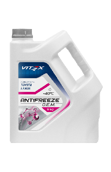 Антифриз TOYOTA LEXUS Antifreeze -40°С (красный), 5кг  VITEX		