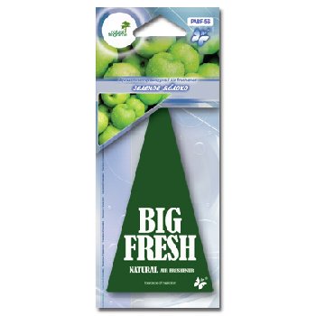 Ароматизатор подвесной пластина BiG FRESH Зеленое яблоко PABF- 56  