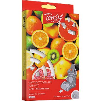 Ароматизатор под сиденье гелевый Фруктовый микс, 185гр TDD-08 Tensy (уп.10шт)