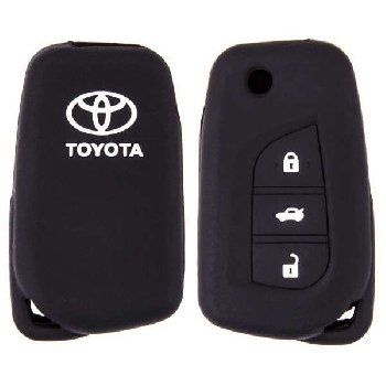 Чехол на ключ автомобильный силиконовый TOYOTA (NEW COROLLA) SKYWAY S05701013