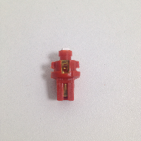 Светодиод T 5 12V RED 1SMD(с патроном ) BAX8.7D WITH CAP (Mаяк) (12T5/P8.7-R/1SMD)