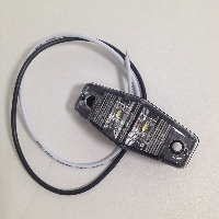 Фонарь габаритный 12/24V  2 LED ромб , белый , шт.