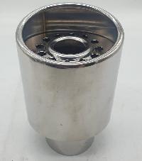 Насадка на глушитель d62D 80 L160, широкий выход, округлый край  арт ТМ-6043