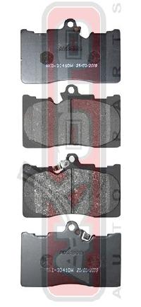 PF-1547 Тормозные колодки Akyoto AKD-30410 Lexus GS300/350/430 05->  FR