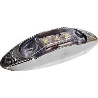 Фонарь габаритный 12/24V  3 LED , белый , шт.
