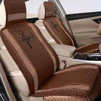 Накидки плетенки передние антискользящие , КОРИЧНЕВЫЕ (2 шт) к-т (HY-10-2brown/010-2brown)   (1/6) 