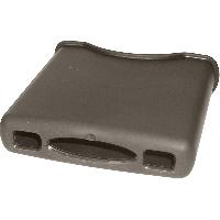 Карман для панели пластик 9*9*3 см  Ekoa EK-129 черный