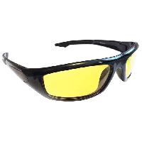 Очки водителя поляризационные, оправа пластик черный, желтые линзы "SunDrive" (040)